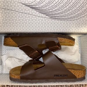 Dark Brown Arizona Birkenstocks